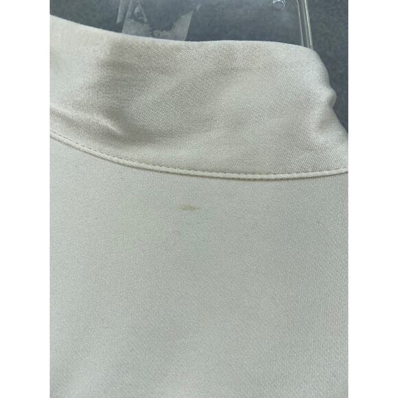 FRAME Dress Sz XS Kaftan Maxi White 100% Silk Split Neck Front Slit Long Sleeve - Picture 13 of 14